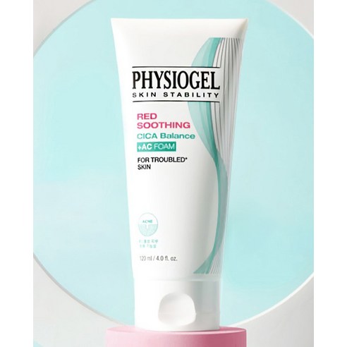 피지오겔 레드 수딩 시카밸런스 에이씨 폼클렌저 이미지 3