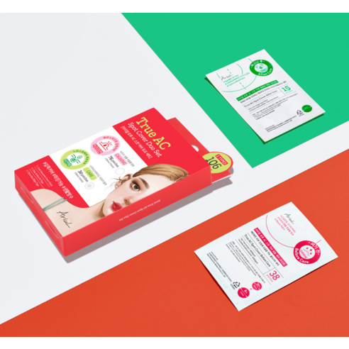 아리얼 트루 AC 스팟 커버 듀오 패치 짜기 전 + 짜고난 후 세트 이미지 4