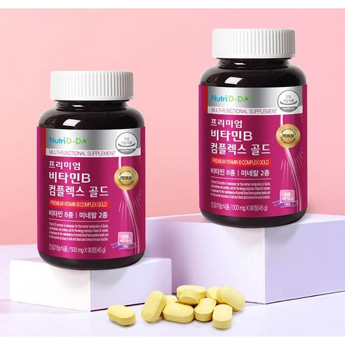 뉴트리디데이 프리미엄 비타민B 컴플렉스 골드 90정, 2개 맛있게 먹은 솔직 후기 - 상품 이미지 4