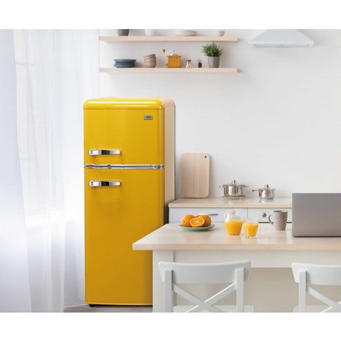 하이얼 레트로 115L 2도어 냉장고 방문설치 이미지 3