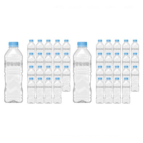 동원샘물 무라벨, 500ml, 40개