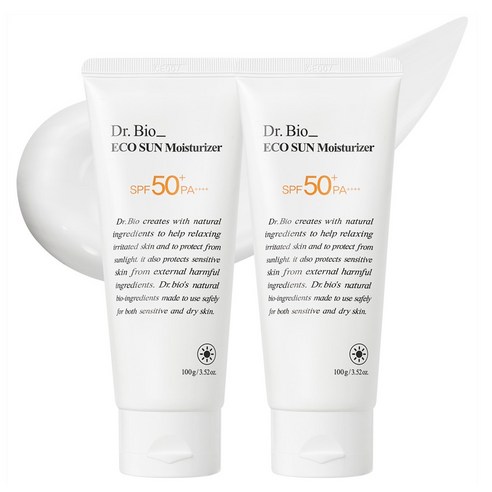 닥터바이오 에코 선크림 SPF50+ PA++++, 100g, 2개