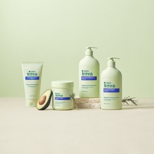 그린핑거 힘센보습 에센셜 유아 크림 후기 분석 - 패키지 상세 구성