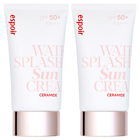 에스쁘아 워터 스플래쉬 세라마이드 선크림 SPF50+ PA++++, 60ml, 2개 60ml × 2개, 개당 용량 × 수량 섬네일