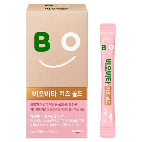비오비타 키즈 골드 유산균 30p 60g, 1개 솔직 후기 | 실사용자 리뷰 분석 썸네일