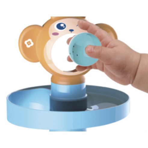 후앙어 몽키 공굴리기 볼 타워 촉감발달완구 육아맘 솔직 후기 | 실사용 리뷰 - 상품 이미지 4