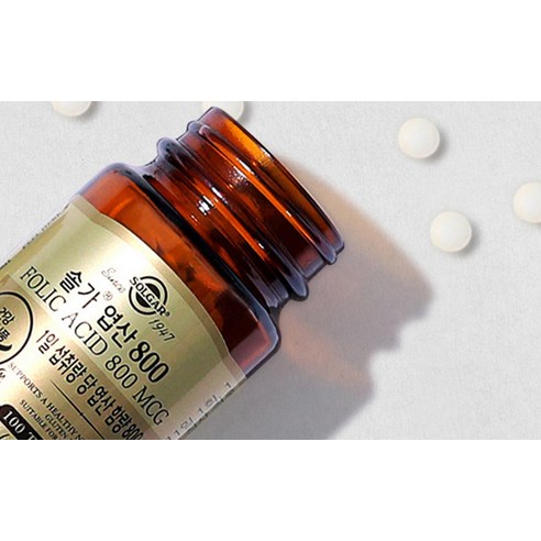 솔가 엽산 800 100정, 1개 맛있게 먹은 솔직 후기 - 상품 이미지 3