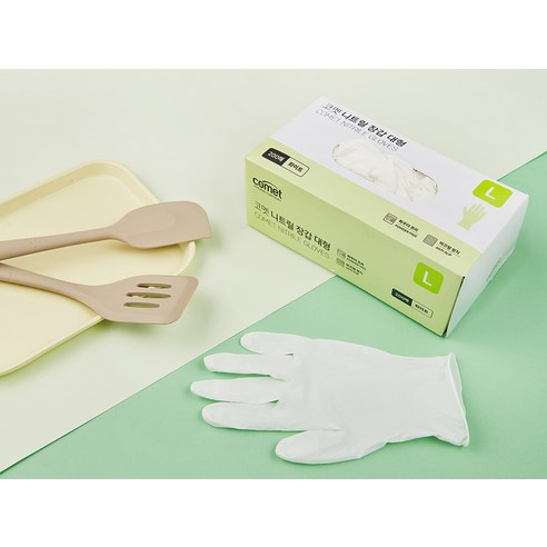 코멧 니트릴장갑 화이트 솔직 후기 | 실사용자 리뷰 분석 - 상품 이미지 2