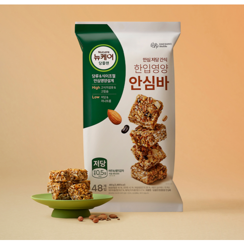 뉴케어 정품 당플랜 한입영양 안심바 480g, 1개 맛있게 먹은 솔직 후기 - 상품 이미지 2