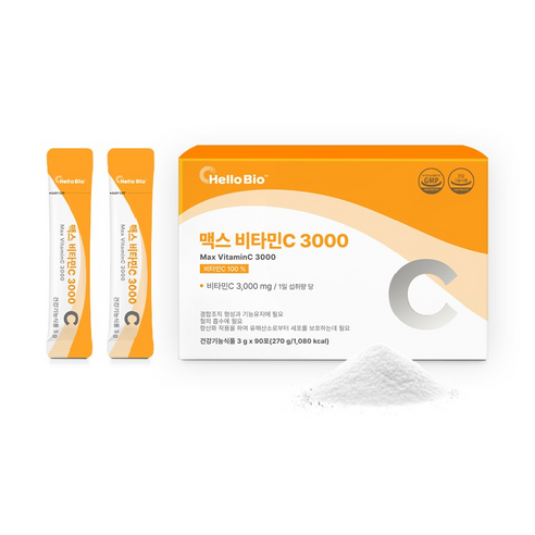 헬로바이오 맥스 비타민C 3000 90p 270g, 4개 맛있게 먹은 솔직 후기 - 상품 이미지 2