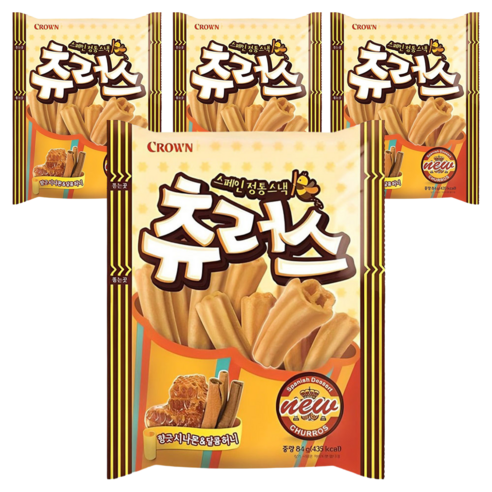 크라운 츄러스, 84g, 4개