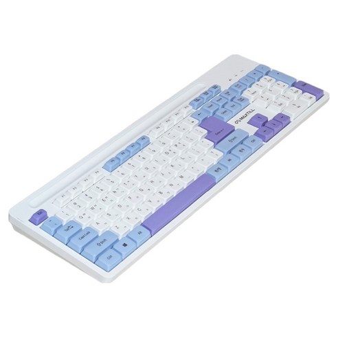 맥스틸 저소음 3색 키캡 풀배열 사무용 무선키보드 + 마우스 + 키스킨 세트 후기 분석 - 실제 사용 환경 연출샷