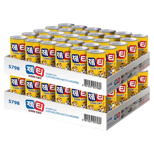 제티 초코렛맛 드링크, 60개, 175ml