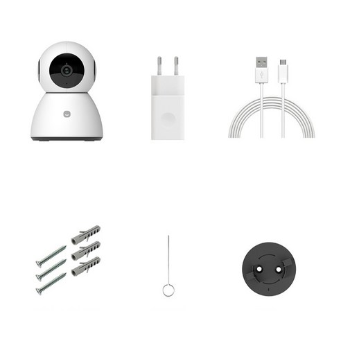 헤이홈 Pro 5MP 스마트 홈카메라 실내용 후기 분석 - 패키지 구성