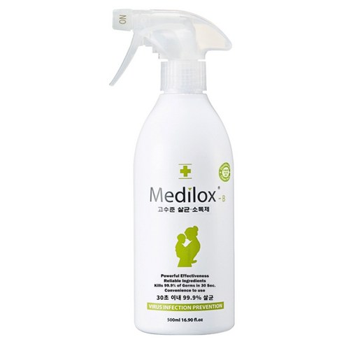 메디록스 B 가정용 고수준 살균소독 탈취제 스프레이, 500ml, 1개