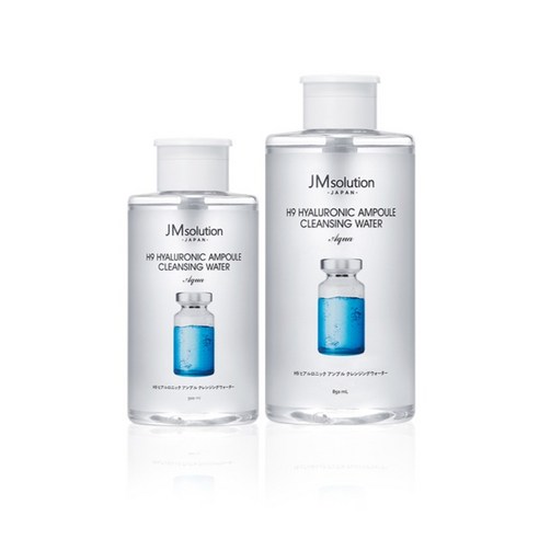 제이엠솔루션 H9 히아루로닉 앰플 클렌징 워터 아쿠아 이미지 2