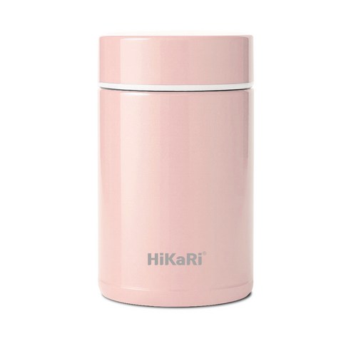 HiKaRi 미니 죽통 푸드자, 핑크, 280ml, 1개