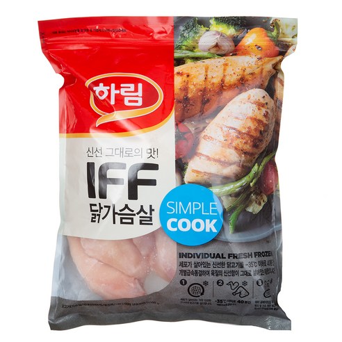 하림 IFF 닭가슴살 (냉동), 2kg, 1개 후기 분석 - 조리 전 세척 단계