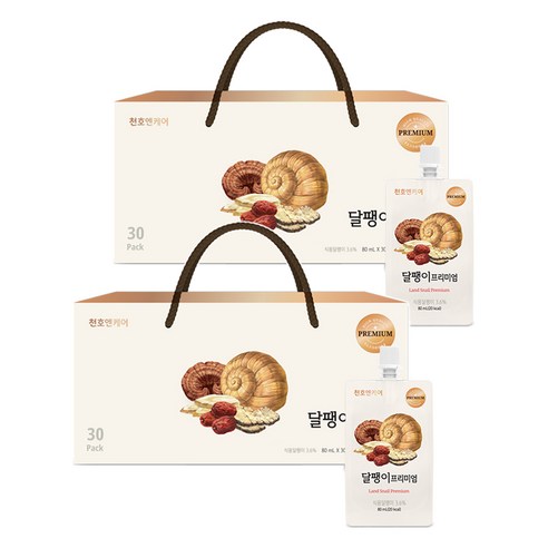 천호엔케어 달팽이 프리미엄, 60개, 80ml