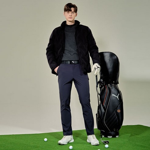 푸마골프 남성용 폴리 우븐 스판 롱 팬츠 이미지 2