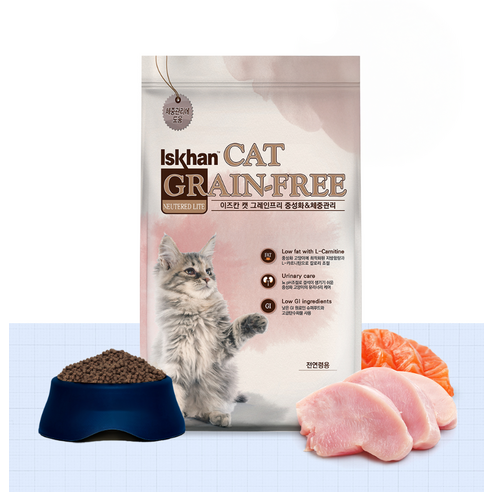 이즈칸 캣 그레인프리 체중관리 기능성 사료 이미지 2