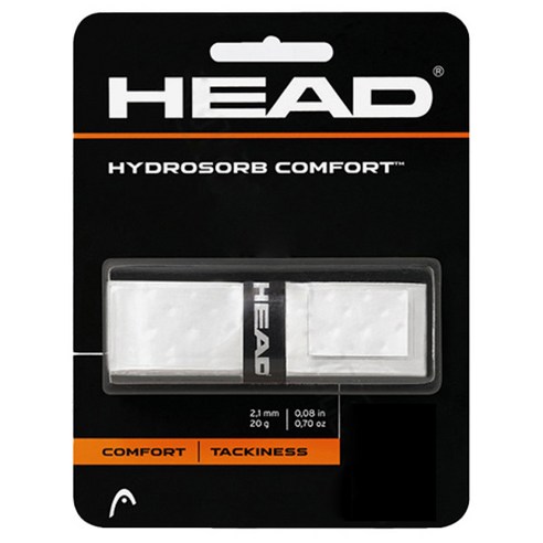 헤드 HYDROSORB COMFORT 쿠션그립 285313, 화이트, 1개