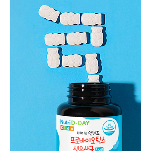 뉴트리디데이 베이비앤키즈 프로바이오틱스 생유산균 60정, 1개 이미지 4