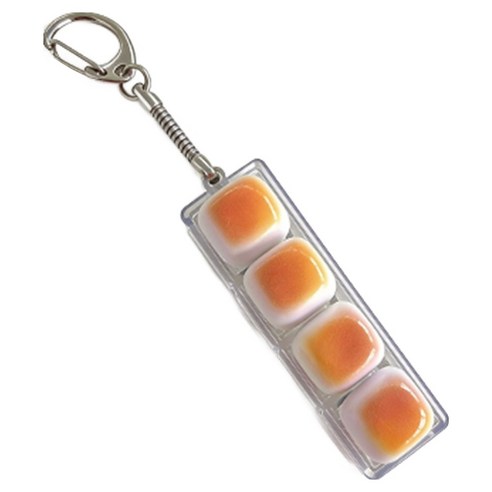 루아르모 키보드 키캡 키링 LED 딸각이 클릭커 4구, 1개, 마쉬멜로우