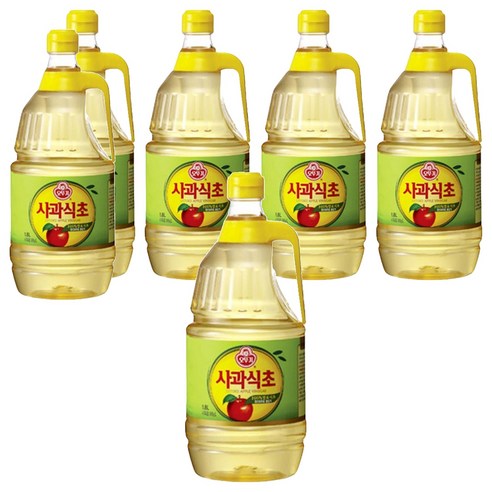 오뚜기 사과식초 1.8L × 5개