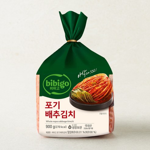 제일제당 비비고 포기배추김치 2.6kg × 1개