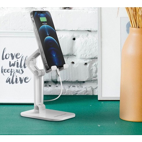 챌린지하이브리드 스마트폰 태블릿PC 접이식 탁상 거치대 CH-12OS 이미지 3