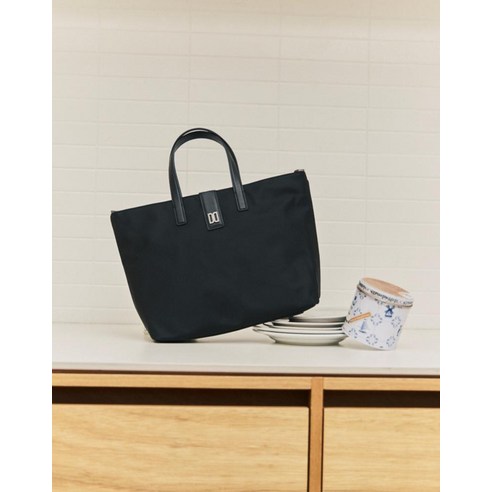 닥스 토트백 DCBA5F915BK 바닥 부분 디테일 이미지 후기