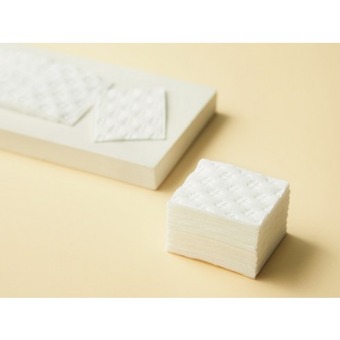 비타할로 무형광 엠보싱 순면 화장솜 대용량 이미지 2