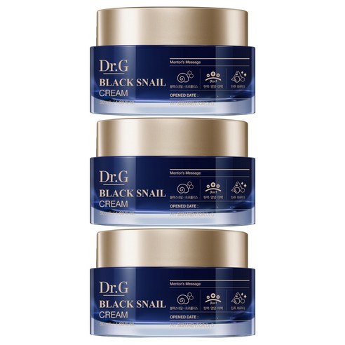 닥터지 블랙 스네일크림, 50ml, 3개 50ml × 3개, 개당 용량 × 수량 섬네일