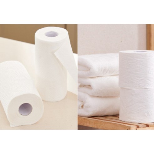 라벤더 향과 부드러운 3겹의 친환경 화장지