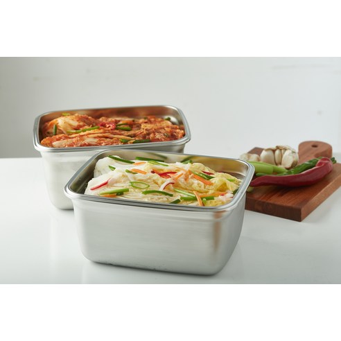 코멧 홈 다양하게 사용하는 스테인리스 304 직사각 밀폐 김치통 솔직 후기 | 실사용자 리뷰 분석 - 상품 이미지 4