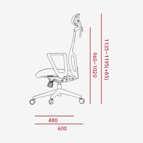 일룸 알렉스 의자 후기 분석 - 깔끔한 마감 처리