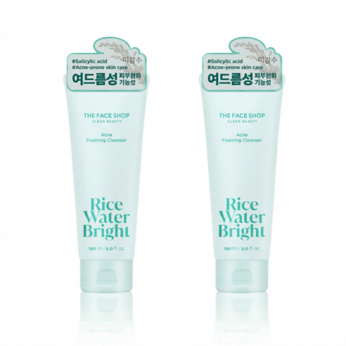 더페이스샵 미감수 브라이트 아크네 클렌징 폼, 2개, 150ml
