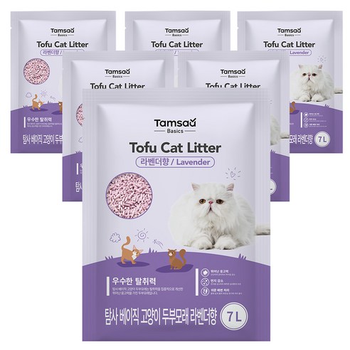 탐사 베이직 프리미엄 고양이 두부모래 7L (약 2.8kg)