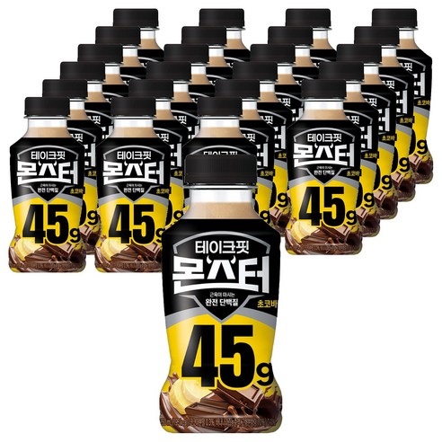 테이크핏 몬스터 초코바나나 프로틴 350ml, 24개 솔직 후기 | 실사용자 리뷰 분석 썸네일