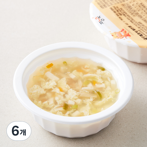 짱죽 새우 애호박 계란탕, 150g, 6개