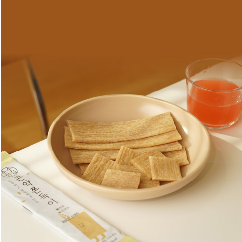 순수한집 곤약쫀드기 후기 분석 - 낱개 포장 디자인