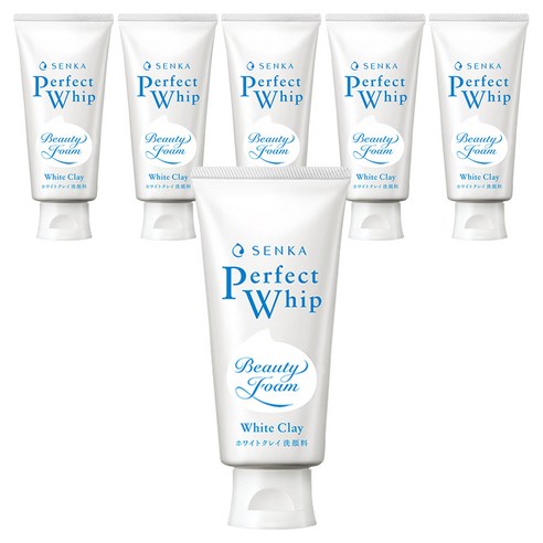 센카 NEW 퍼펙트 휩 화이트 클레이 클렌징폼 120g × 2개