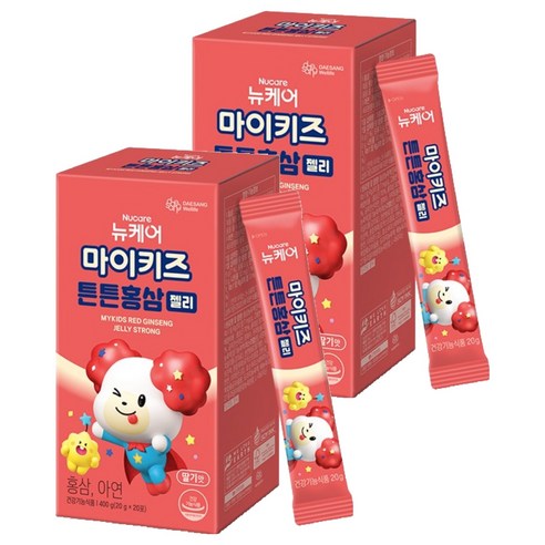 마이키즈 정품 튼튼홍삼 젤리 20회분, 2개 맛있게 먹은 솔직 후기 - 상품 이미지 1