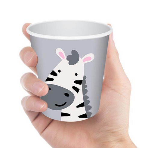 코멧 동물 종이컵 190ml 이미지 3