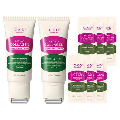 씨케이디 레티노콜라겐 저분자 300 괄사 목주름 크림 50ml + 콜라겐... 솔직 후기 | 피부 타입별 분석 - 상품 이미지 1