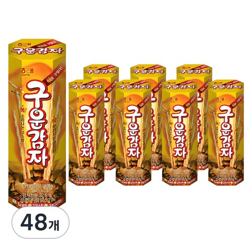 해태제과 구운감자, 24g, 48개 24g × 48개, 개당 중량 × 수량 섬네일
