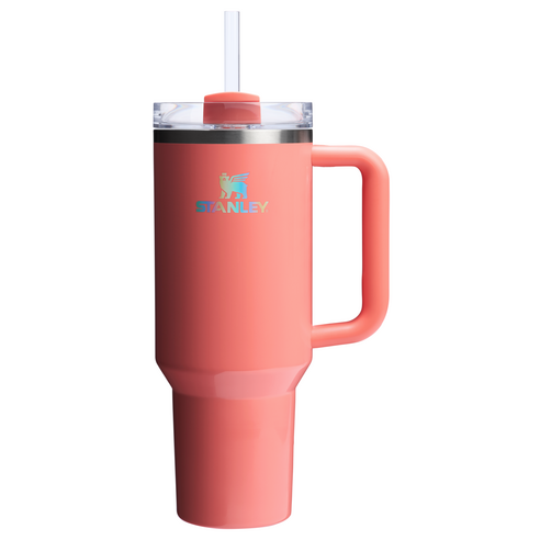 스탠리 퀜처 H2.0 플로우 스테이트 텀블러, 퍼커 피치, 1.18L, 1개