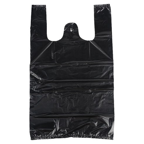 메오 손잡이 비닐 봉투 7호 검정색 53 X 60cm, 30L, 90개