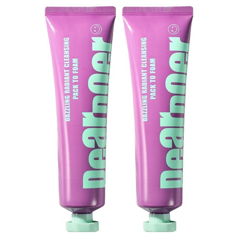디어도어 비건 대즐링 래디언트 팩투폼 클렌징 폼, 2개, 100ml